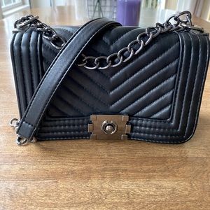 Black chain bag